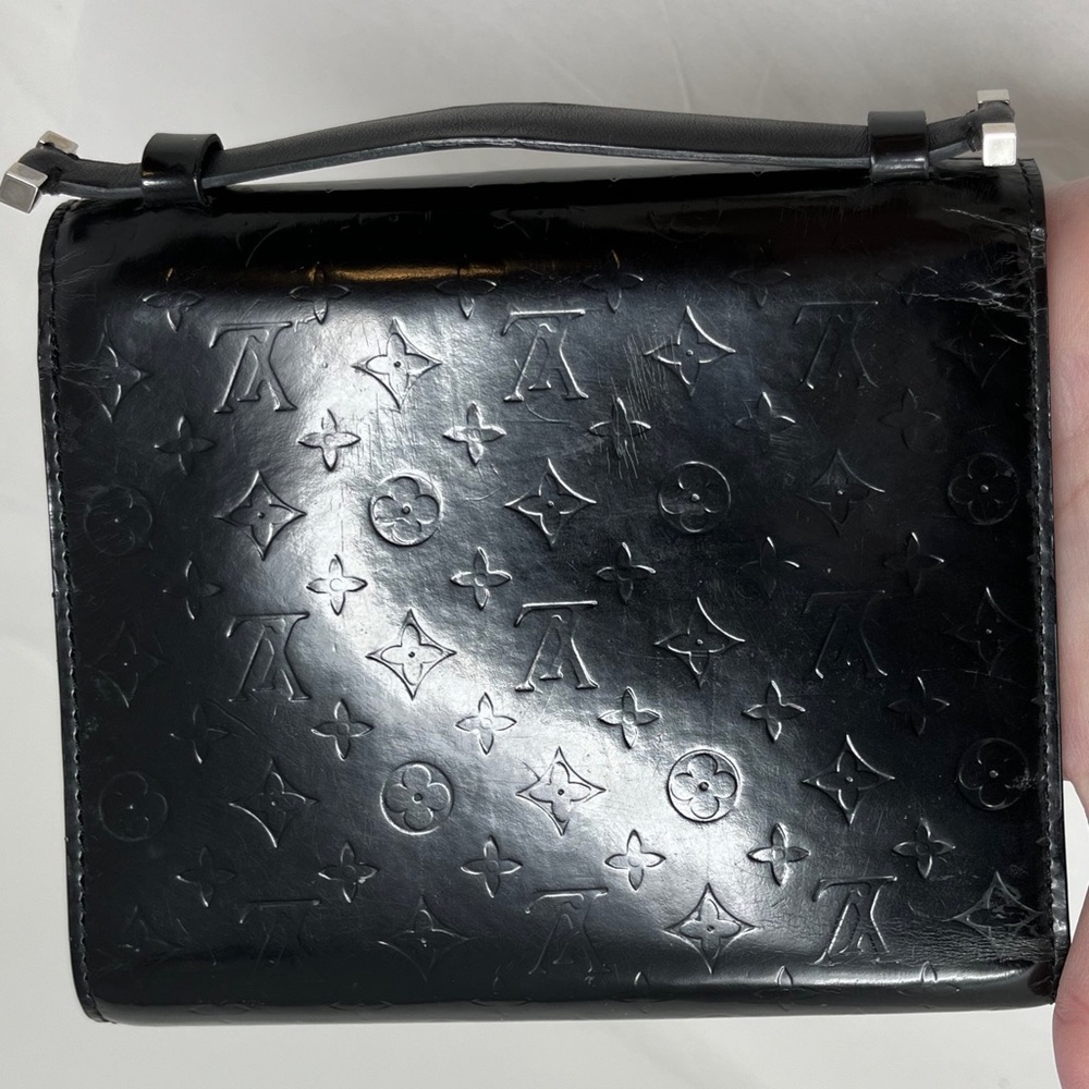 *SOLD* LOUIS VUITTON Limited Edition
Monogram Black Glace Anouchka PM Mini - Picture 10 of 13
